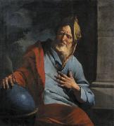 Giuseppe Antonio Petrini Weeping Heraclitus Sweden oil painting artist